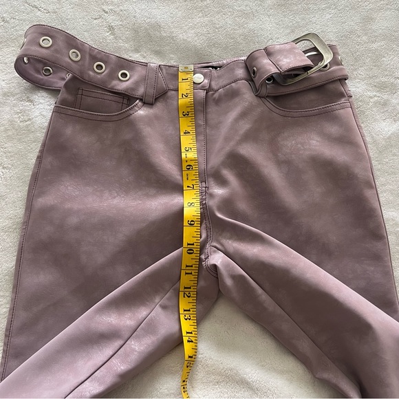 I.AM.GIA Natali Pant in Purple Size Small Belted Relaxed Fit - Picture 8 of 9